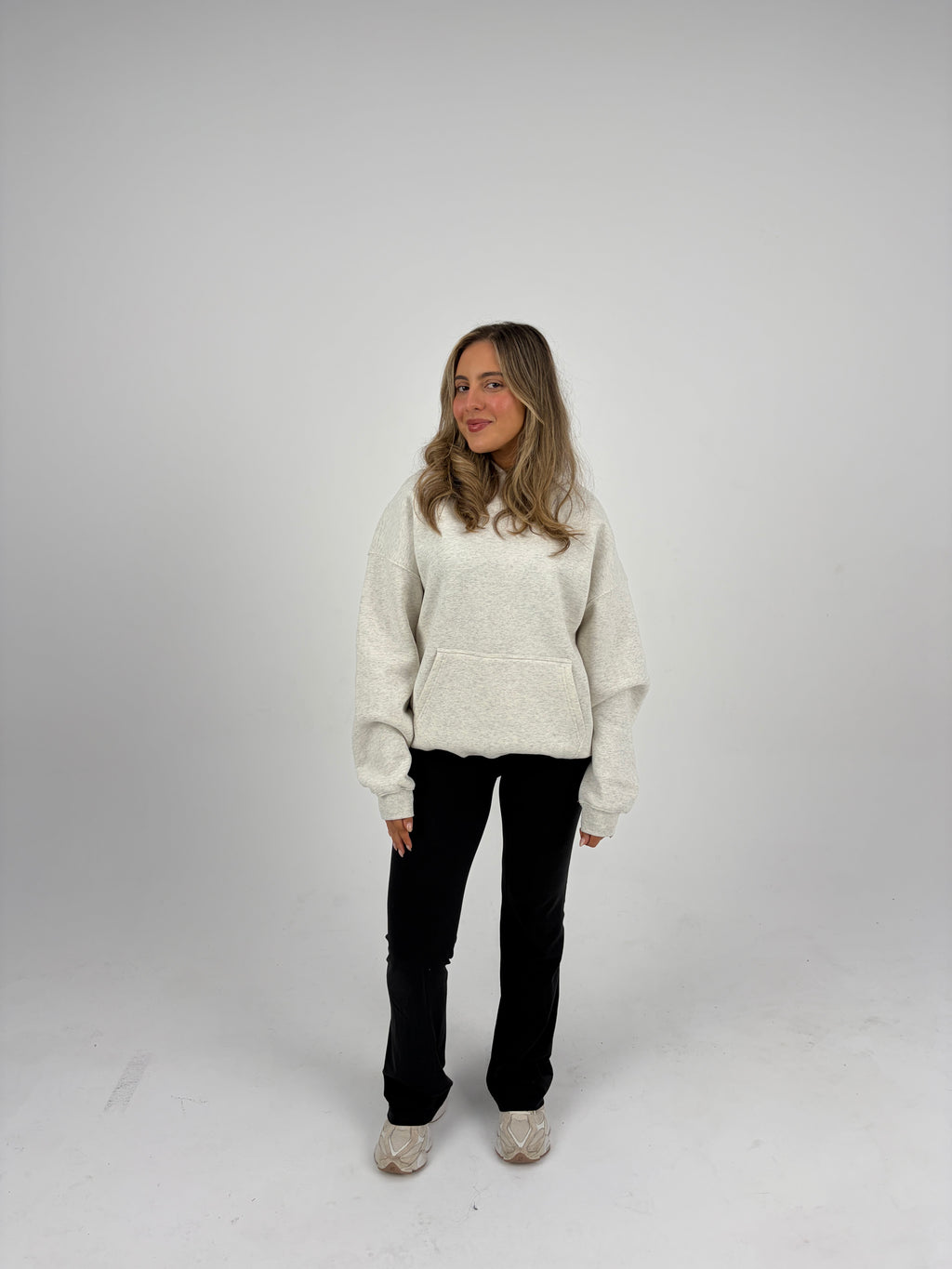 Oversized Hoodie - Oatmeal Grey