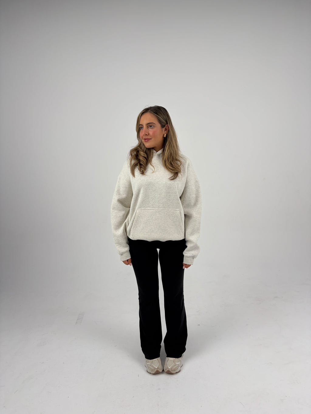 Oversized Hoodie - Oatmeal Grey