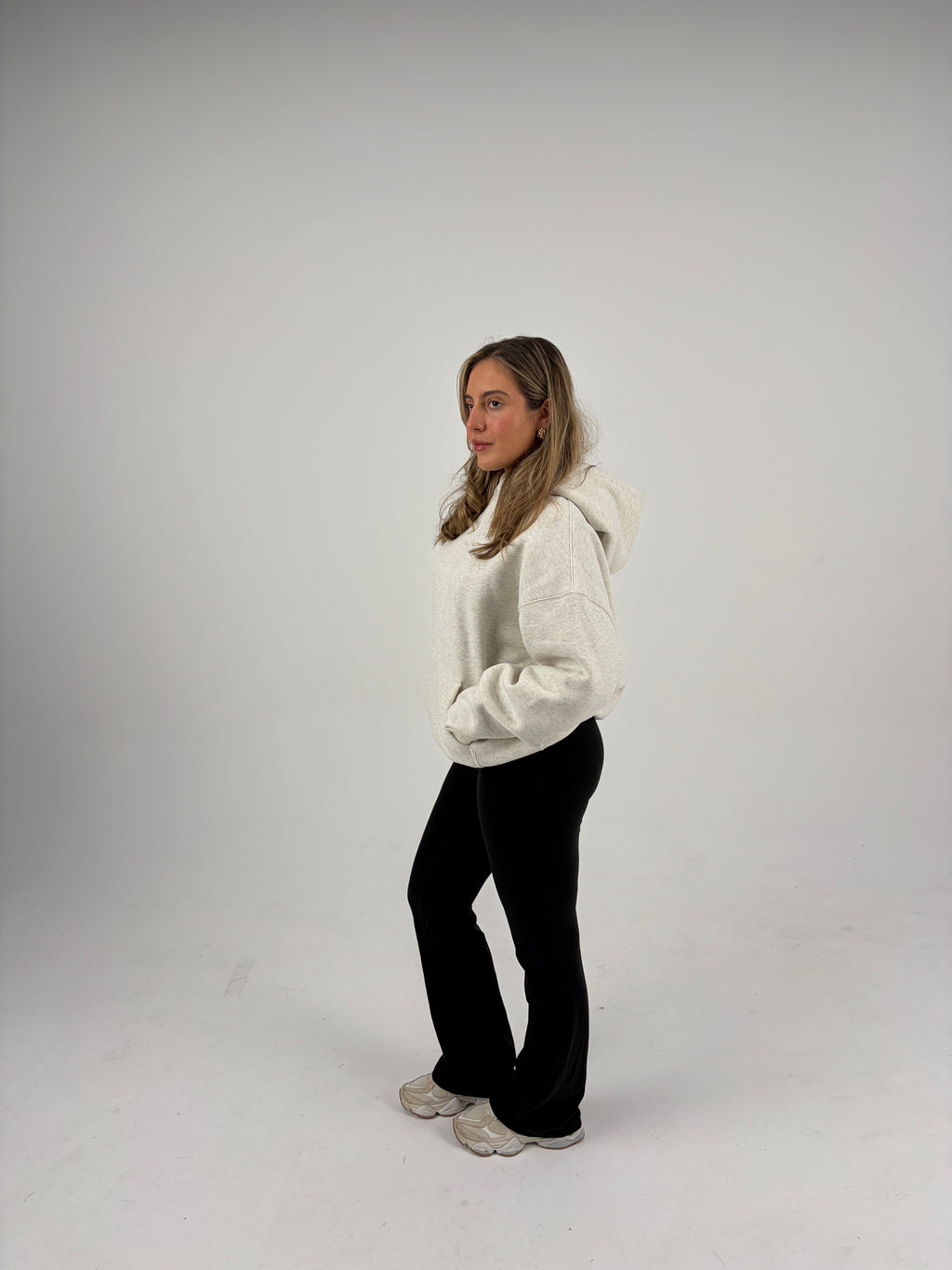 Oversized Hoodie - Oatmeal Grey