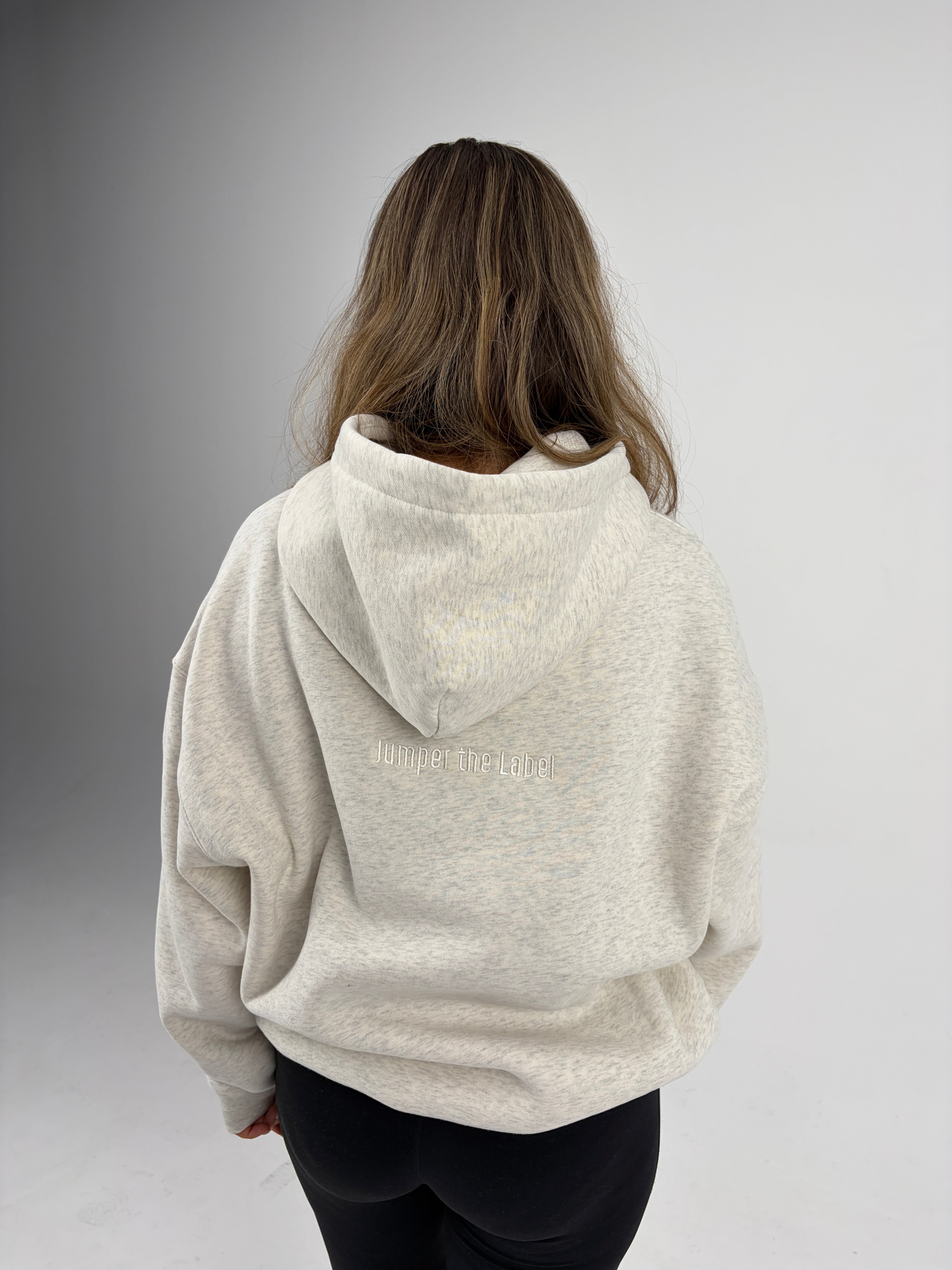Oversized Hoodie - Oatmeal Grey
