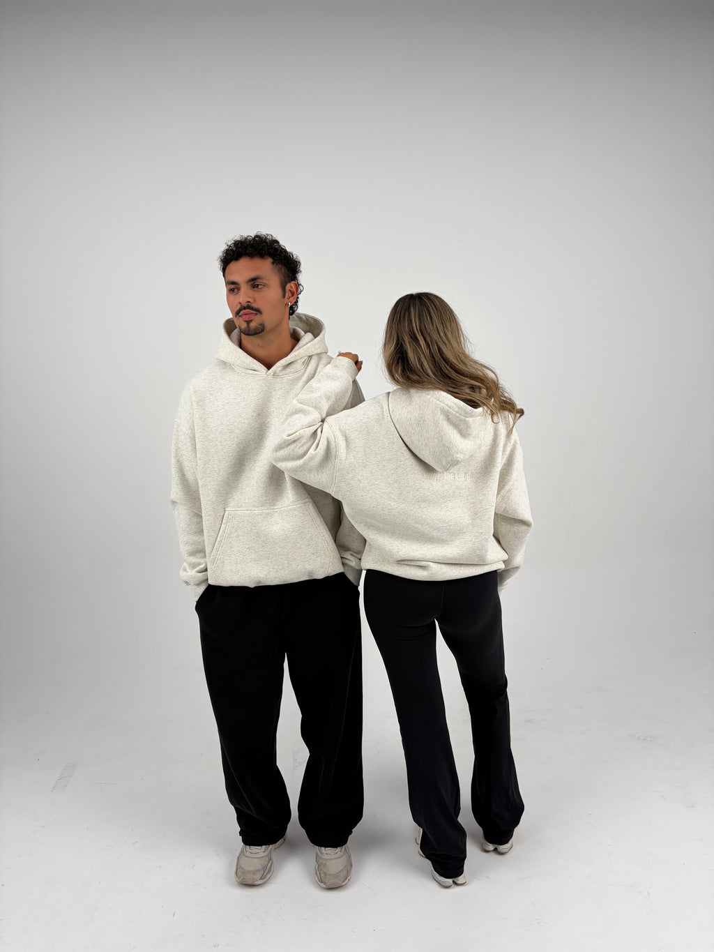 Oversized Hoodie - Oatmeal Grey