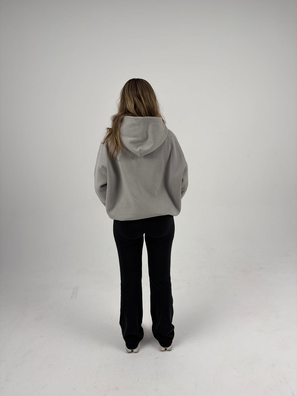 Oversized Zip Hoodie - Stone