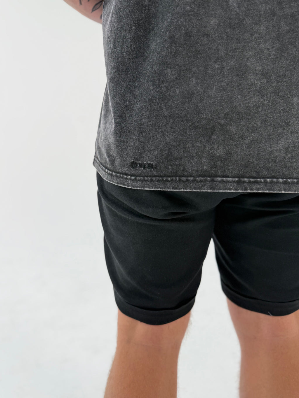 Oversized T-Shirt - Washed Black