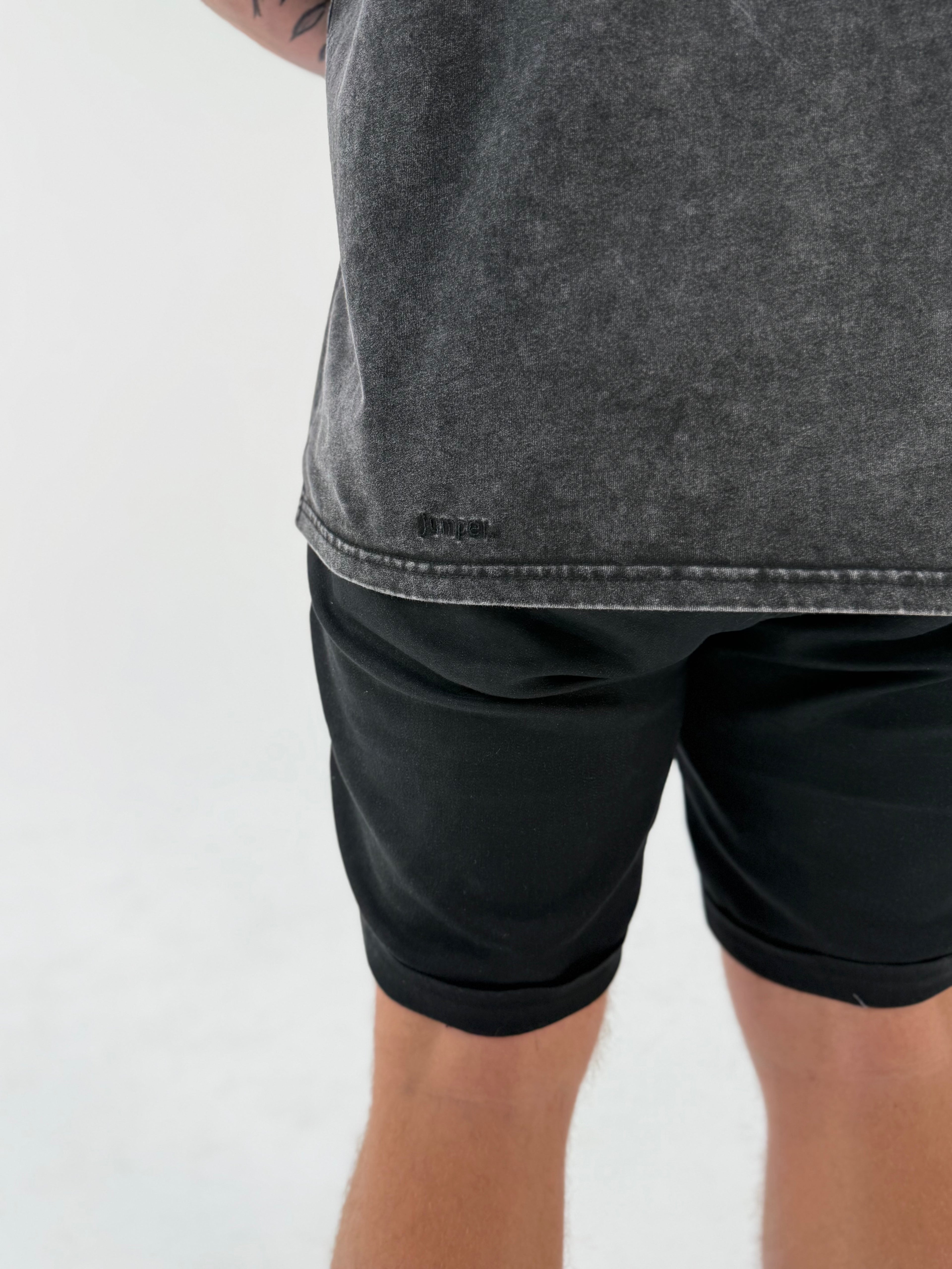 Oversized T-Shirt - Washed Black