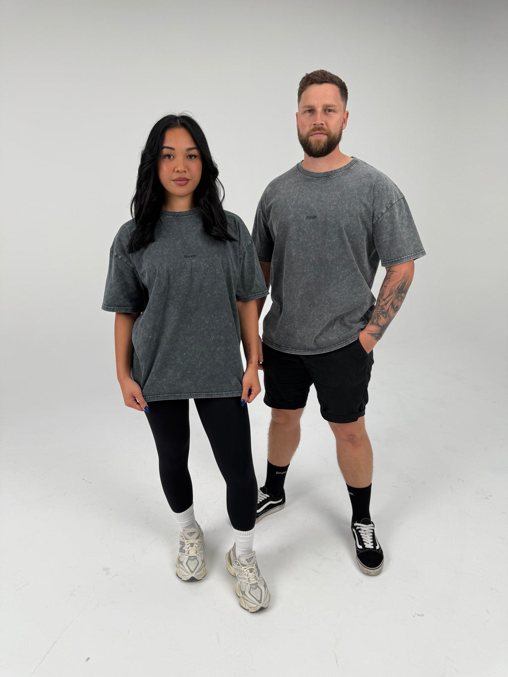 Oversized T-Shirt - Washed Charcoal