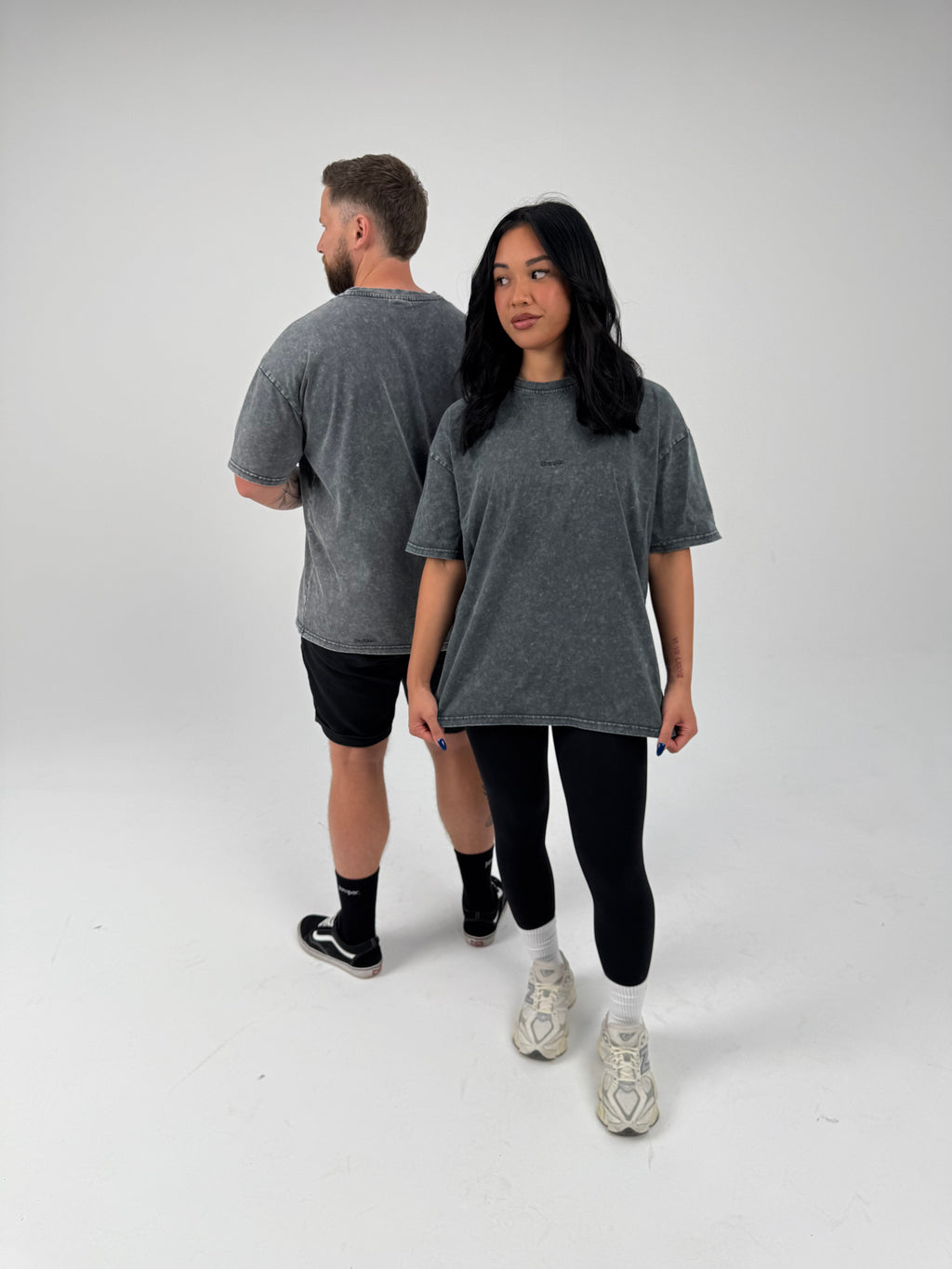Oversized T-Shirt - Washed Charcoal