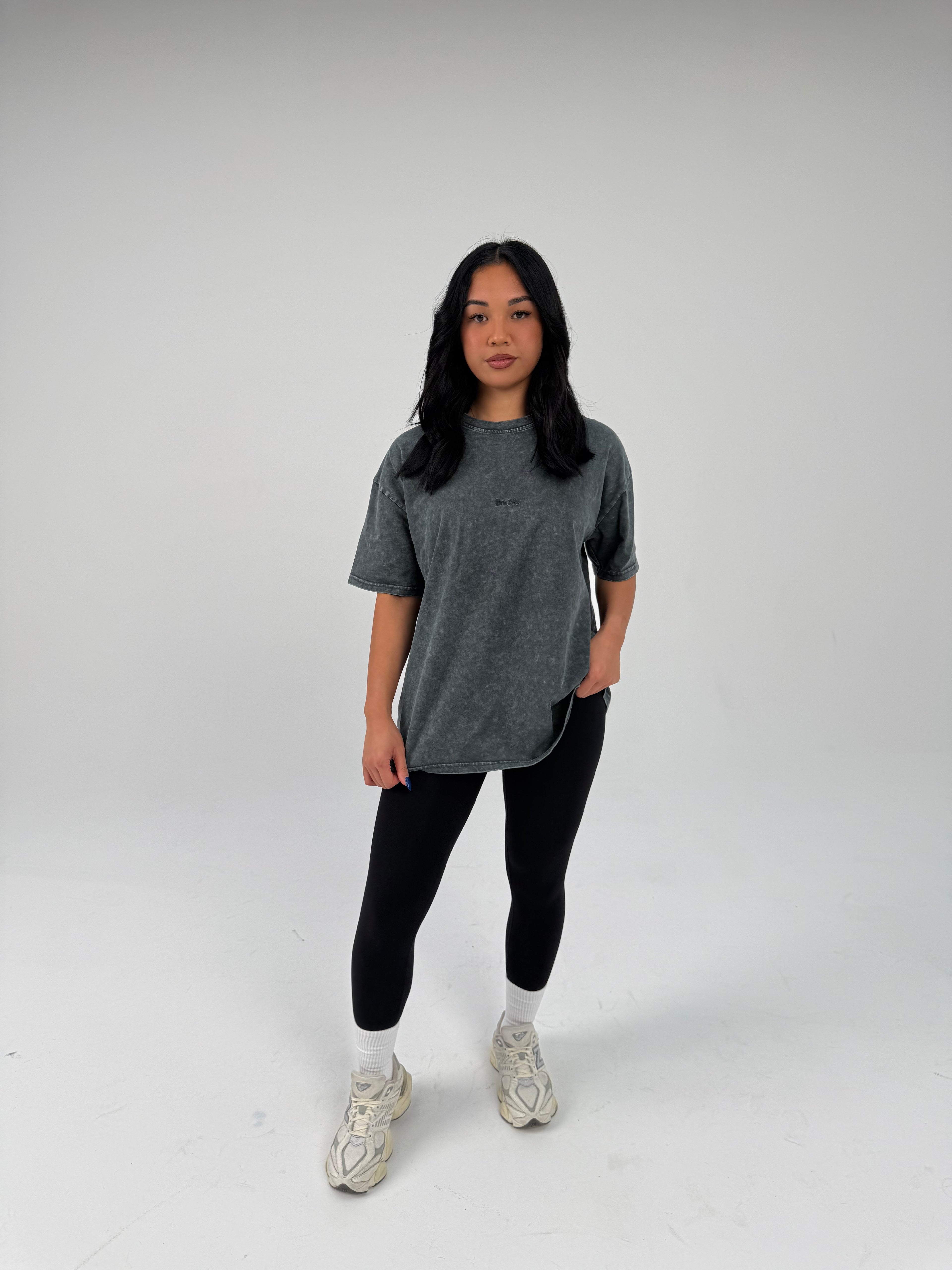 Oversized T-Shirt - Washed Charcoal