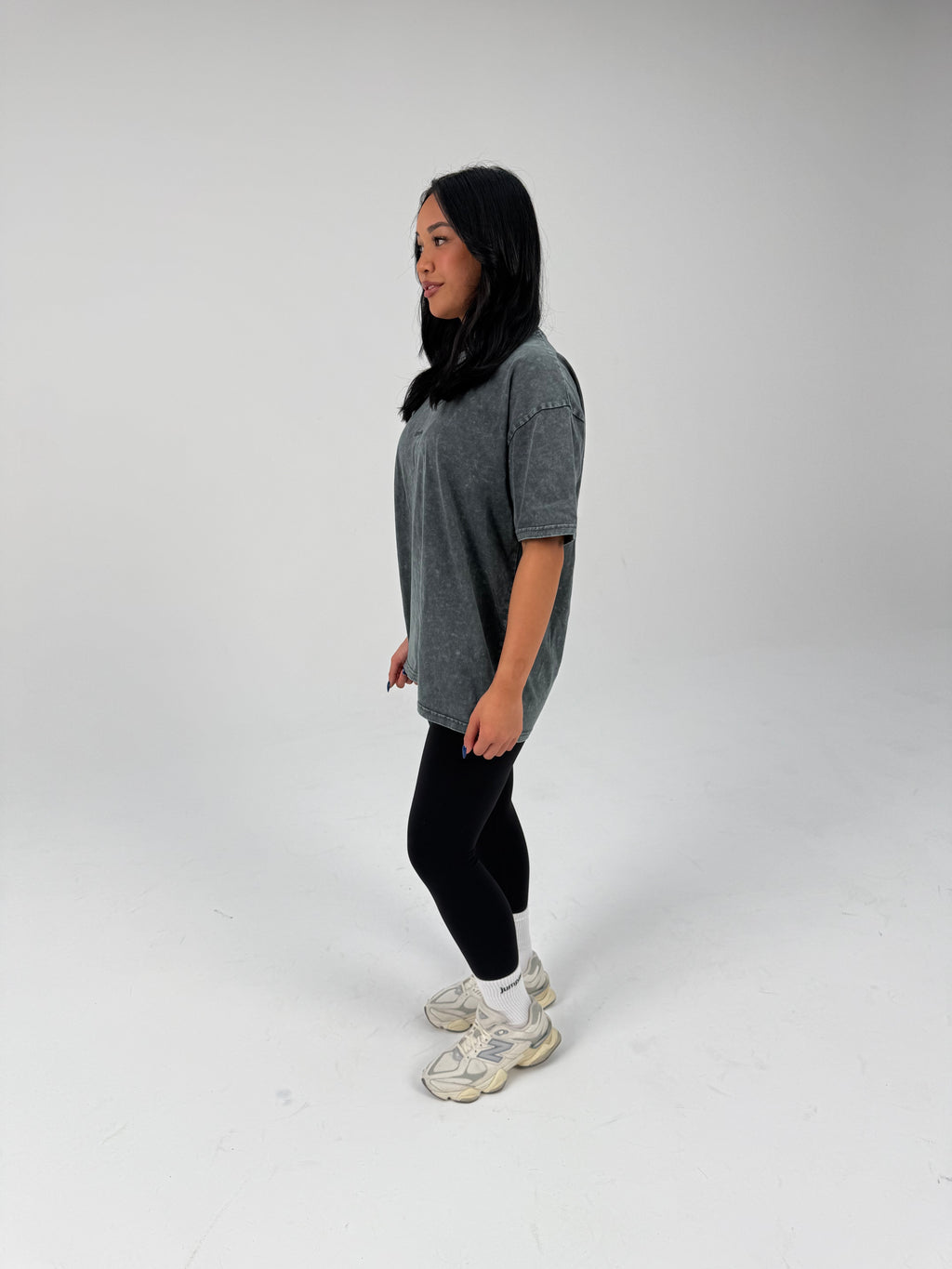 Oversized T-Shirt - Washed Charcoal