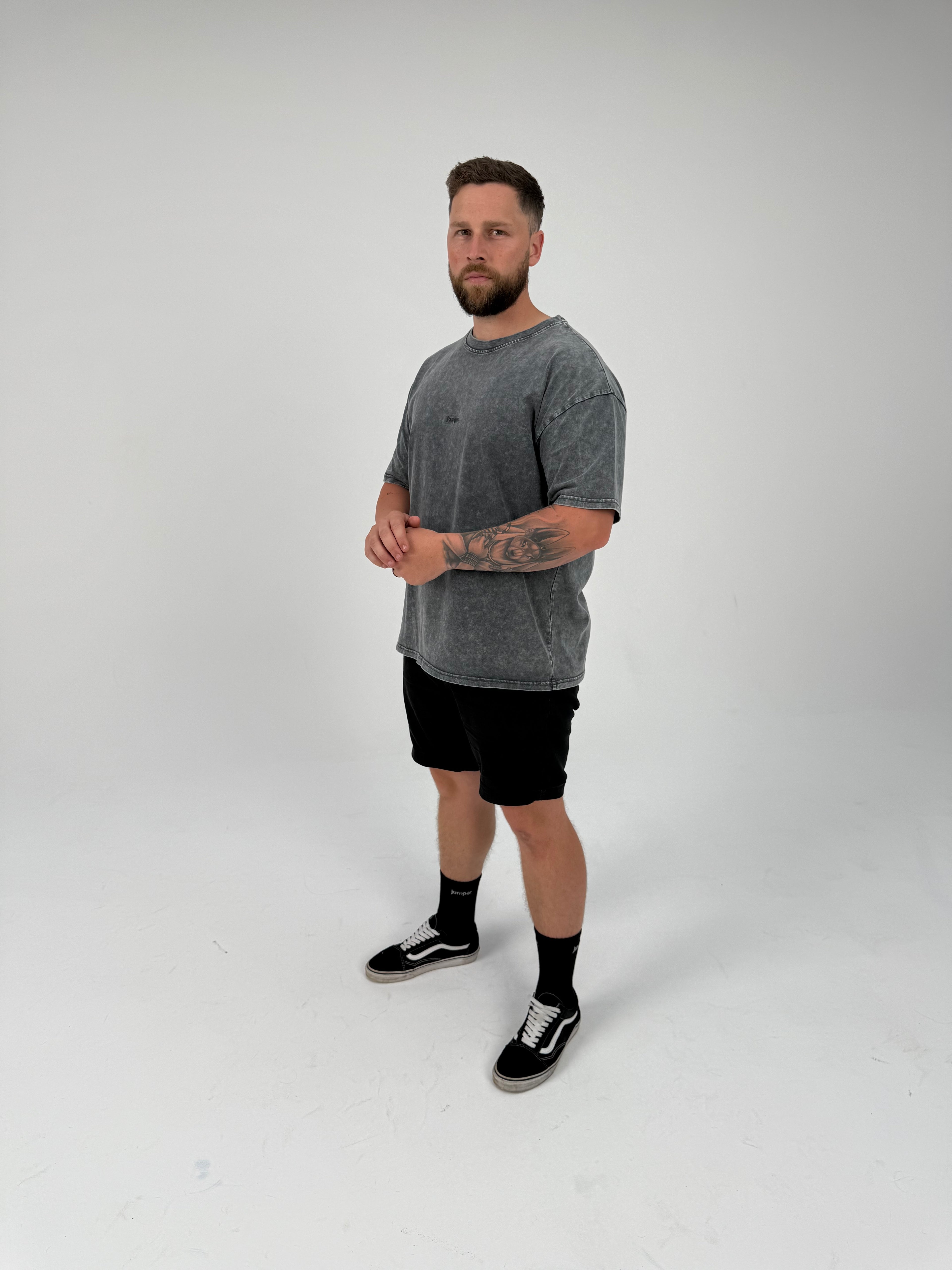 Oversized T-Shirt - Washed Charcoal