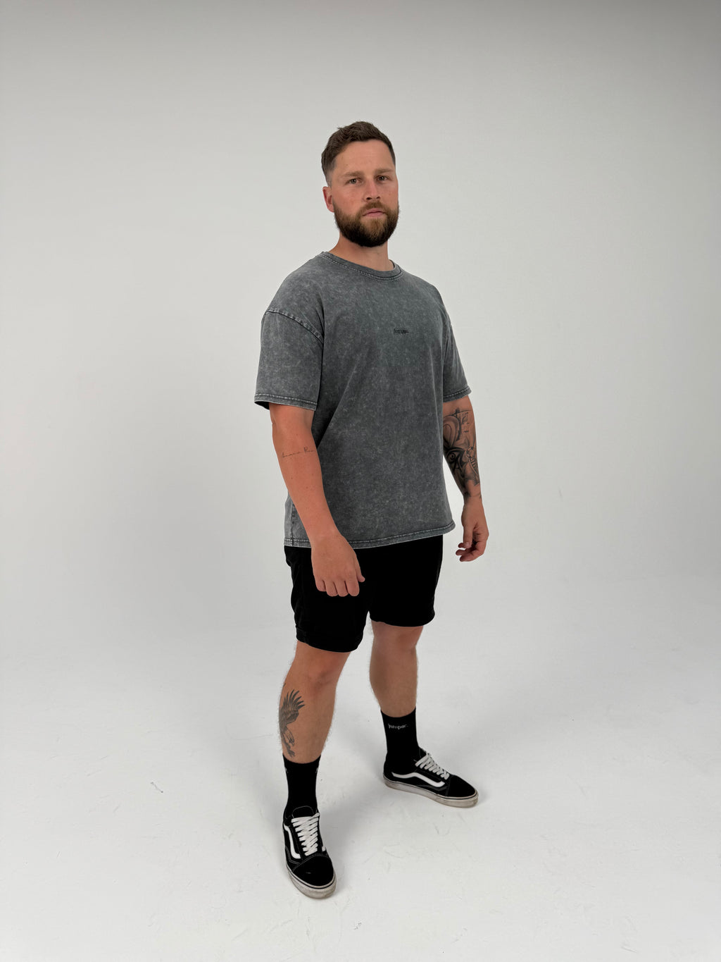 Oversized T-Shirt - Washed Charcoal