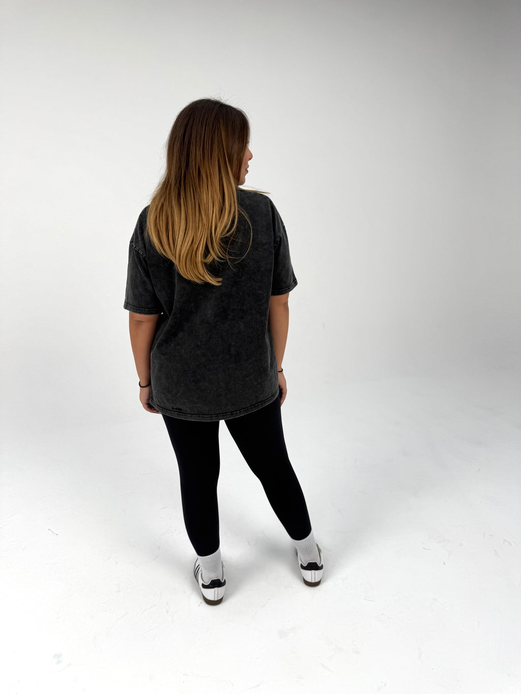 Oversized T-Shirt - Washed Black