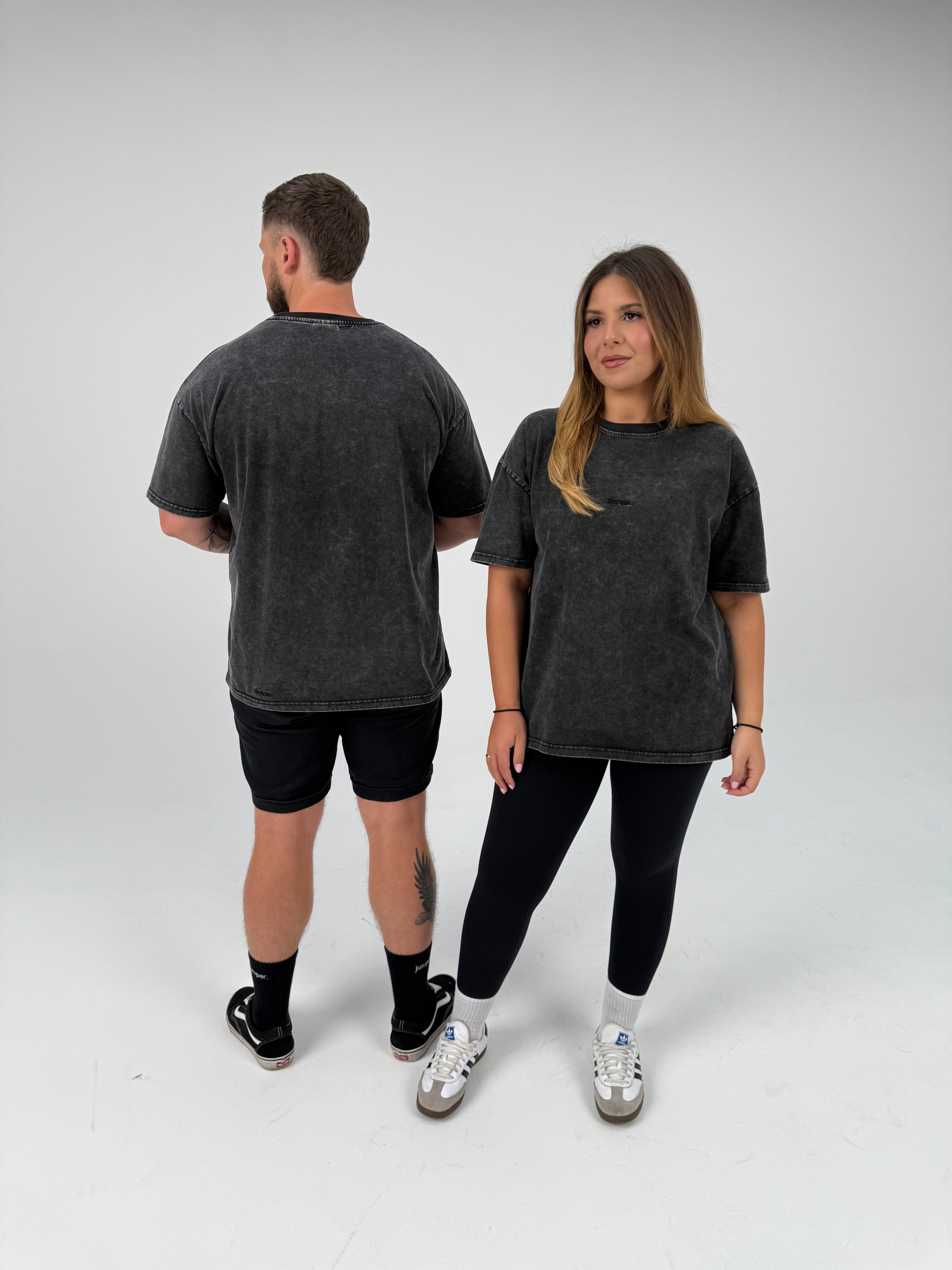 Oversized T-Shirt - Washed Black