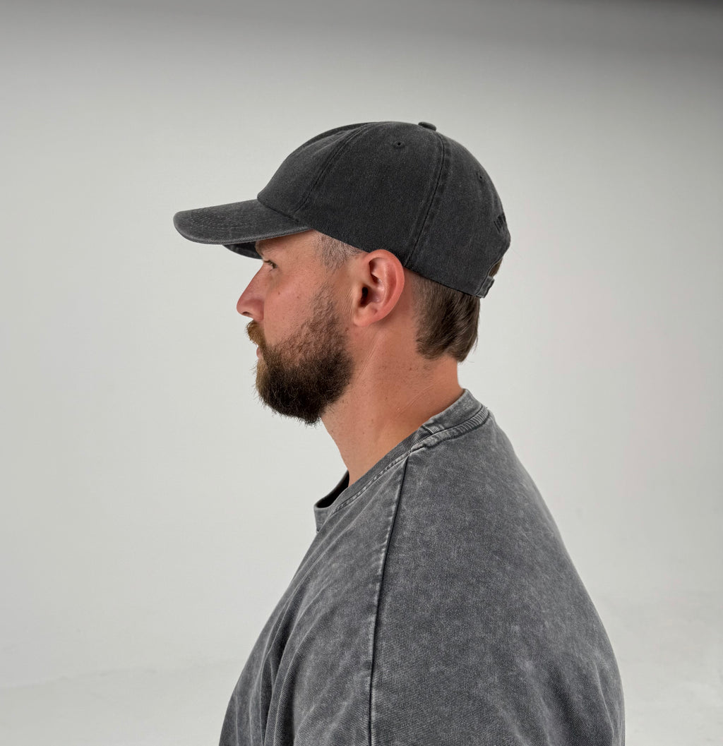 Adult Essential Cap - Washed Black